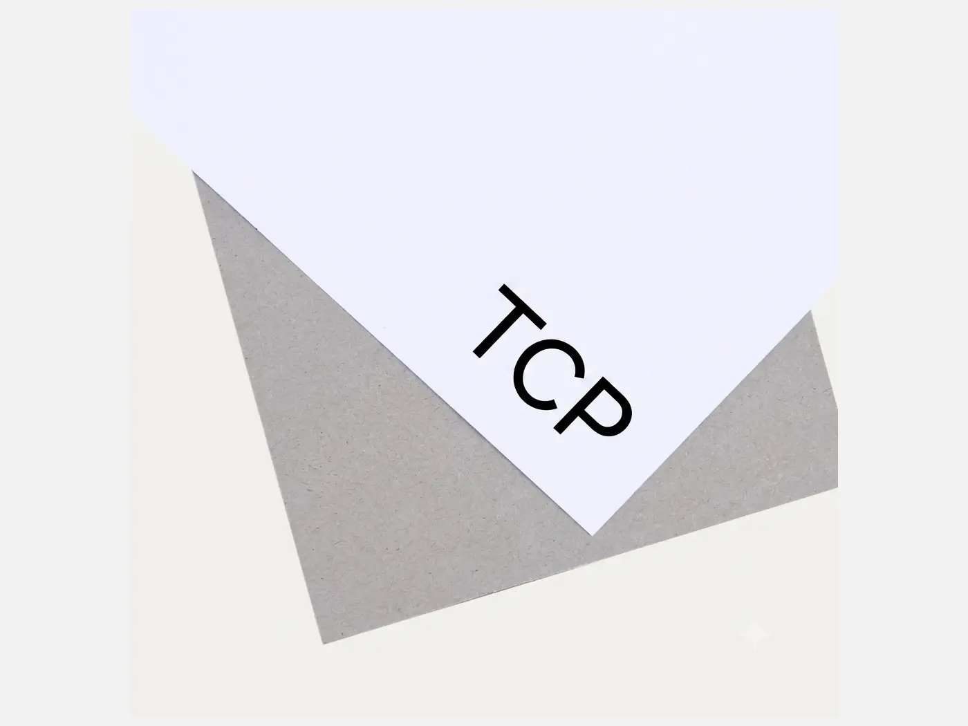 CCNB paperboard sample with a coated print face for folding cartons