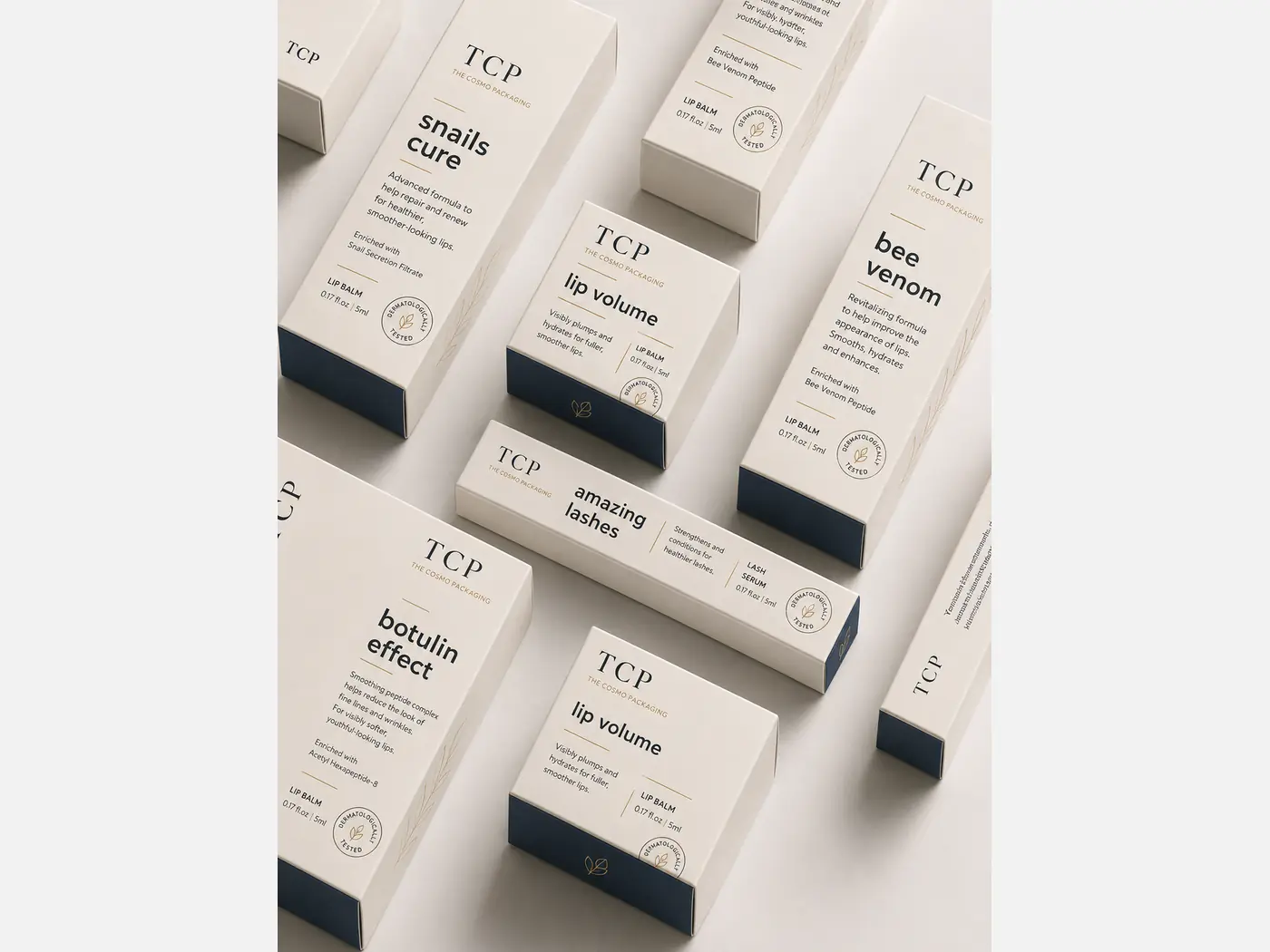 Cream Boxes packaging