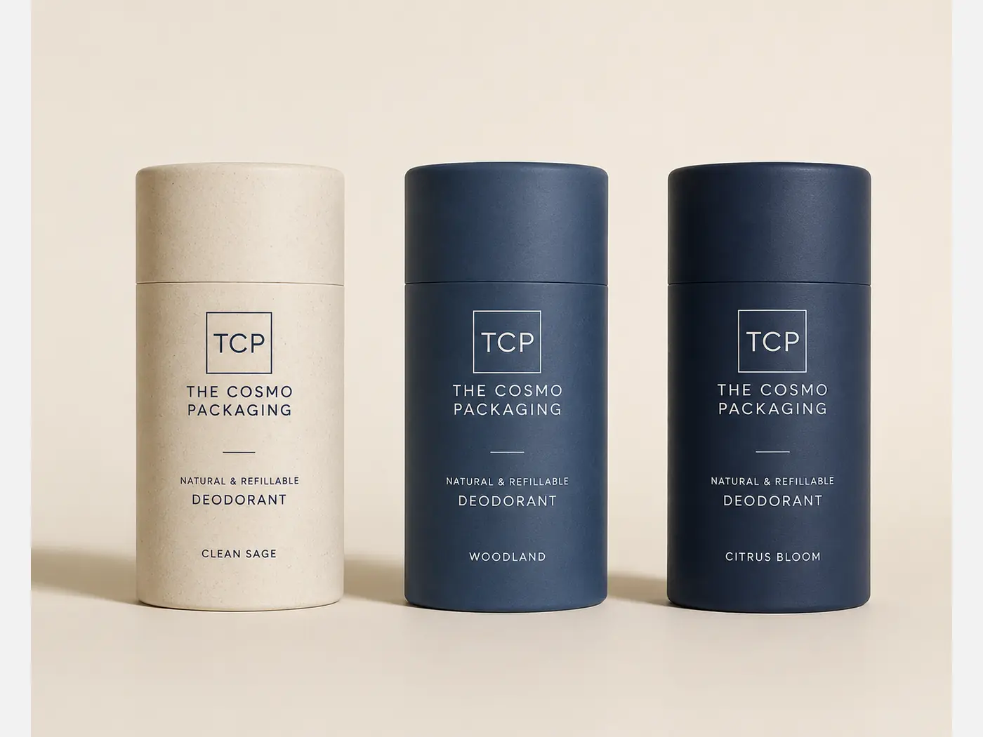 Foundation packaging box with a fitted cosmetic presentation, view 2