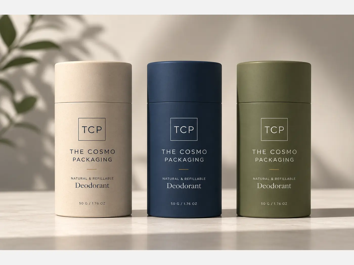 Foundation packaging box with a fitted cosmetic presentation, view 3