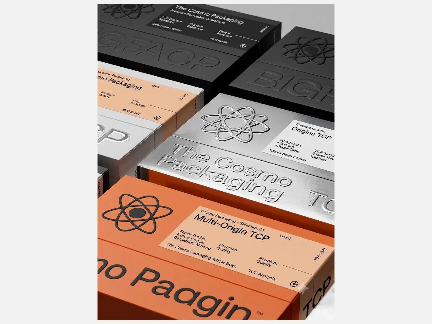 Metallized packaging material with a reflective finish