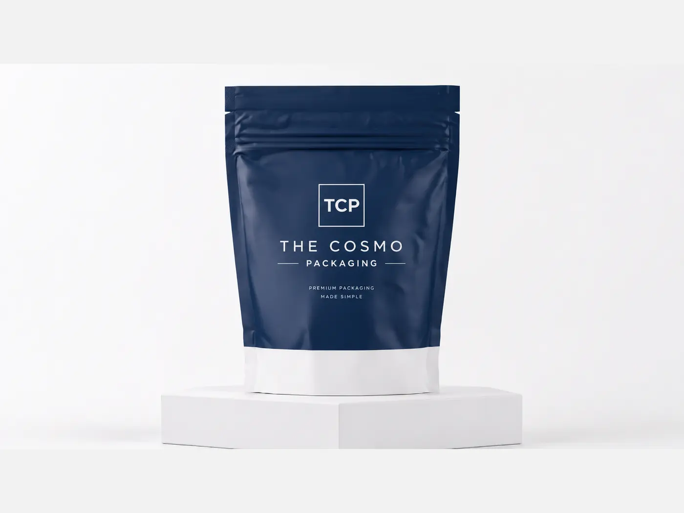 Printed flexible Mylar pouch for beauty and personal-care products
