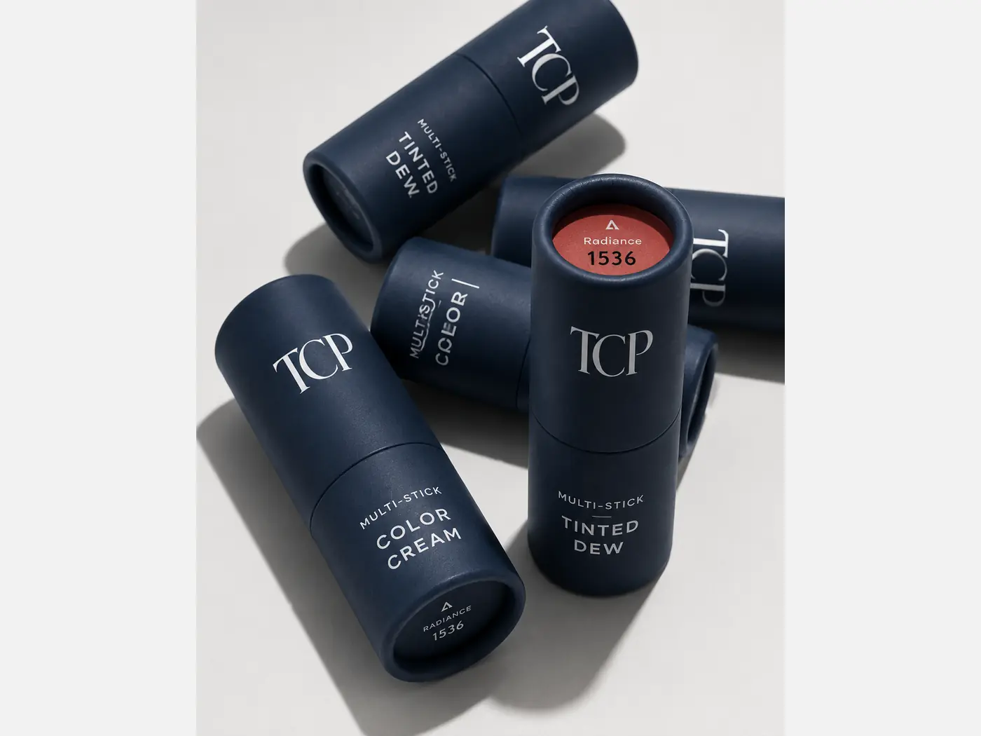 Round paper tube packaging for beauty and skincare products