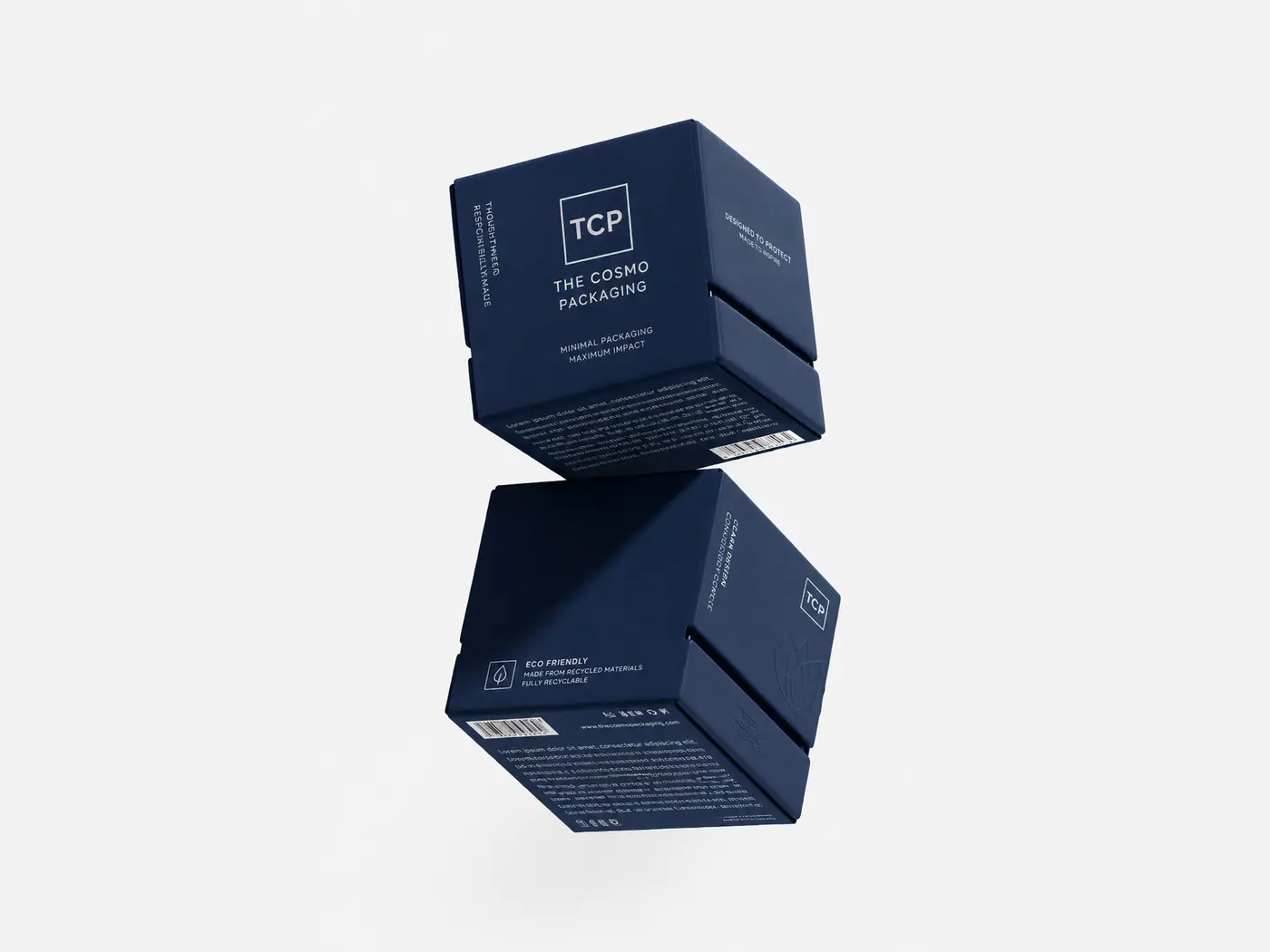 Wrapped rigid gift box with structured lid and base